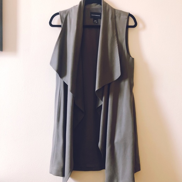 Club Monaco Jackets & Blazers - Olive green long vest Club Monaco Jackets & Blazers - Olive green long vest